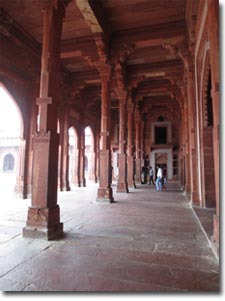 Columnas en Fatehpur Sikri